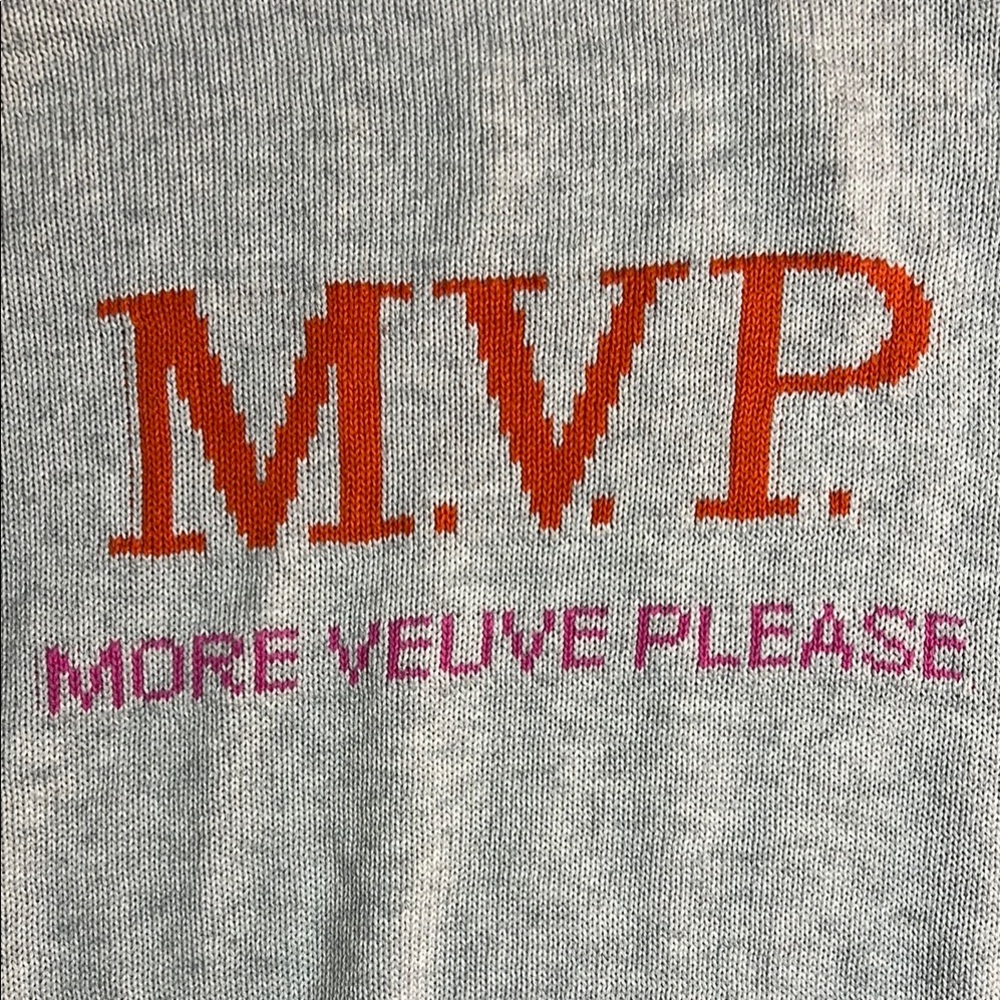 Pink Pineapple MVP “More Veuve Please” Sweater - XL - Picture 3 of 11